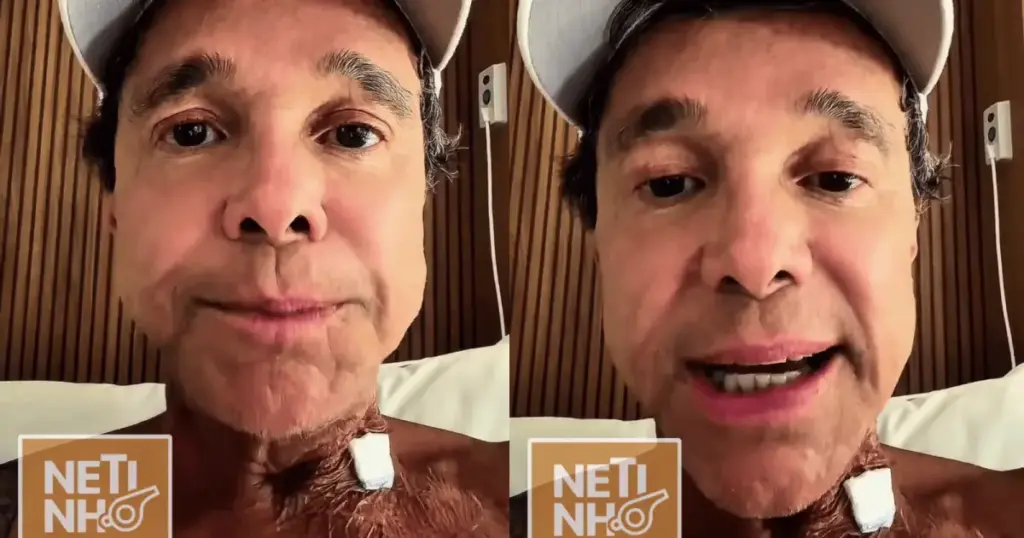 Netinho se afasta das redes e revela nova internação após volta de linfoma