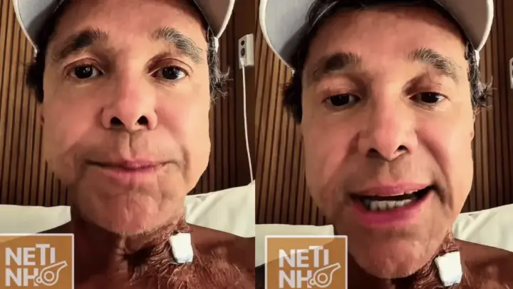 Netinho se afasta das redes e revela nova internação após volta de linfoma