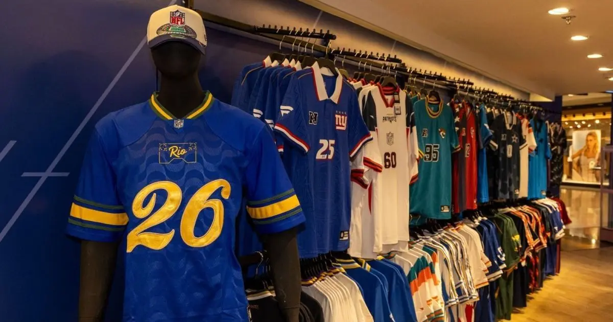 NFL revela coleção oficial de produtos para o Rio Game 2026