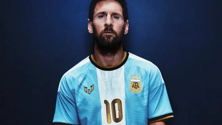 Revelados detalhes da camisa de despedida de Lionel Messi da Argentina