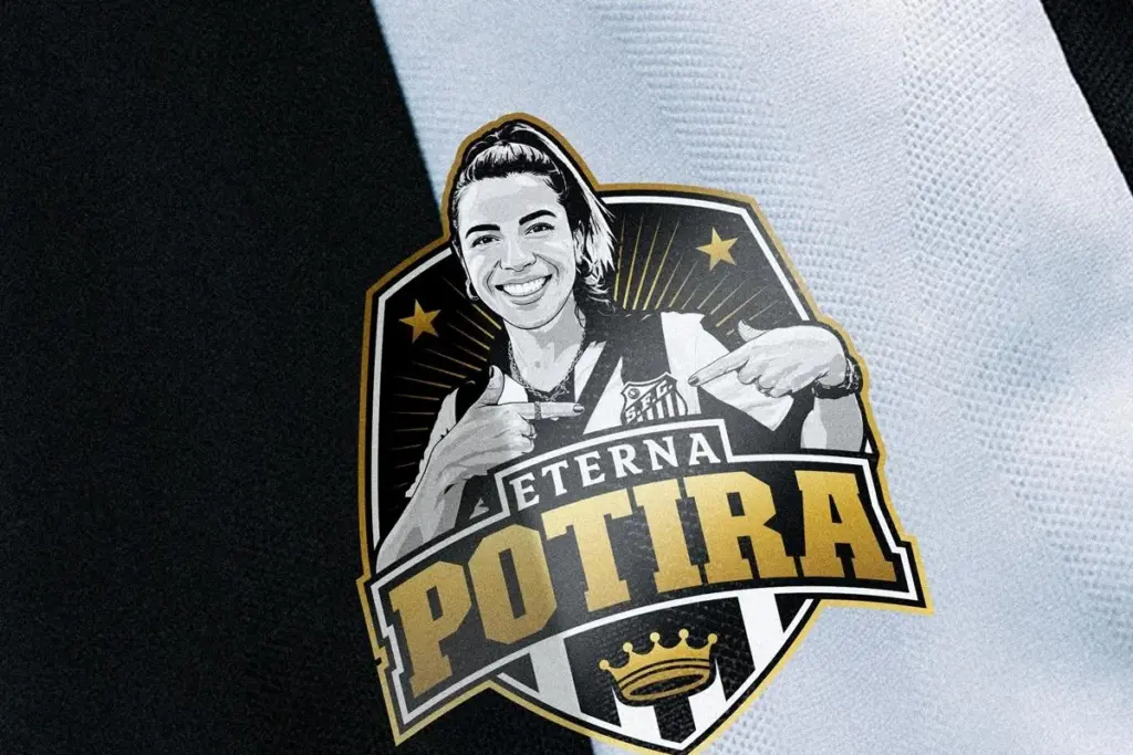 Santos vai homenagear a influenciadora Naty Potira com patch na camisa