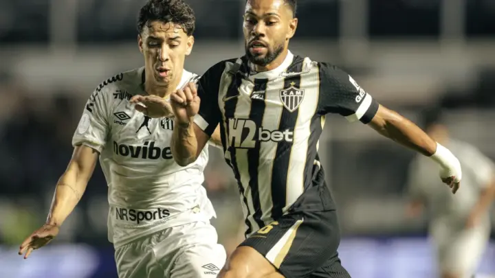 Sul-Americana: Atlético-MG e Santos duelam por vaga brasileira na semifinal