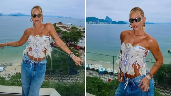 Virginia resgata tendência fashion e usa corset de tênis em jogo da NFL