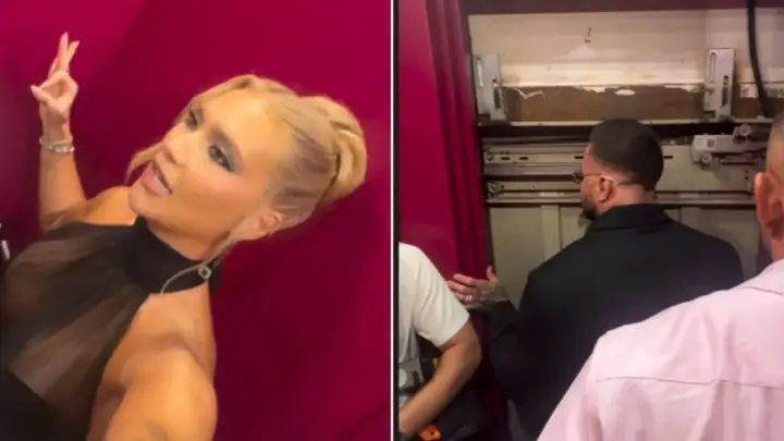 Virginia fica presa em elevador antes de festa de luxo em São Paulo