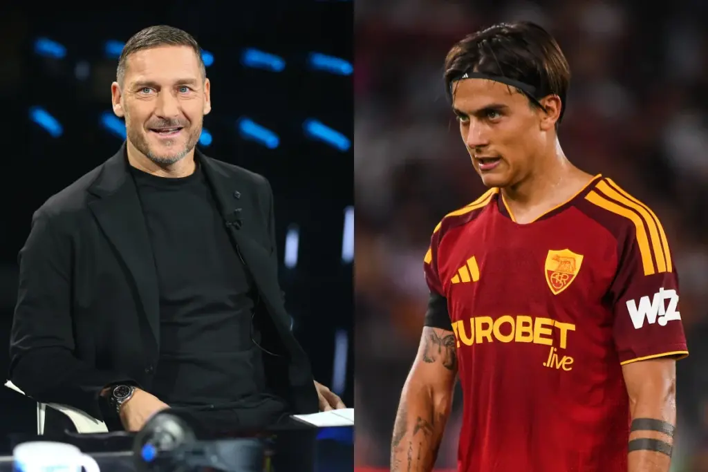 “Vocês estão todos loucos?”: Totti rejeita camisa 10 da Roma para Dybala