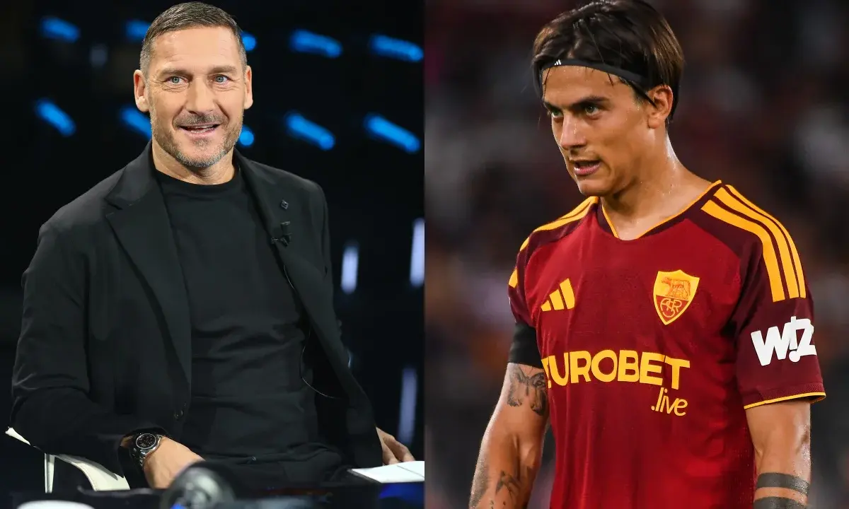 “Vocês estão todos loucos?”: Totti rejeita camisa 10 da Roma para Dybala