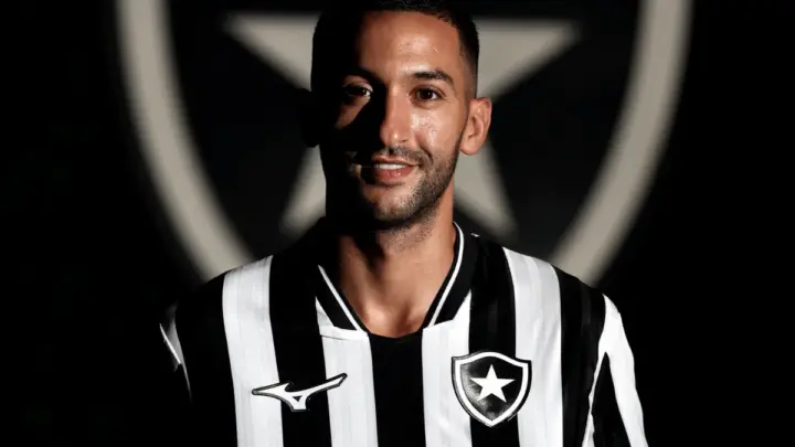 Ziyech será apresentado à torcida do Botafogo antes de jogo do Brasileirão