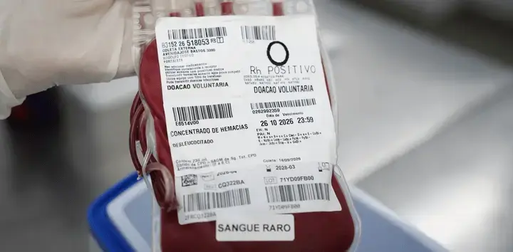 Bolsa de sangue raro cruza o país para atender paciente em estado grave