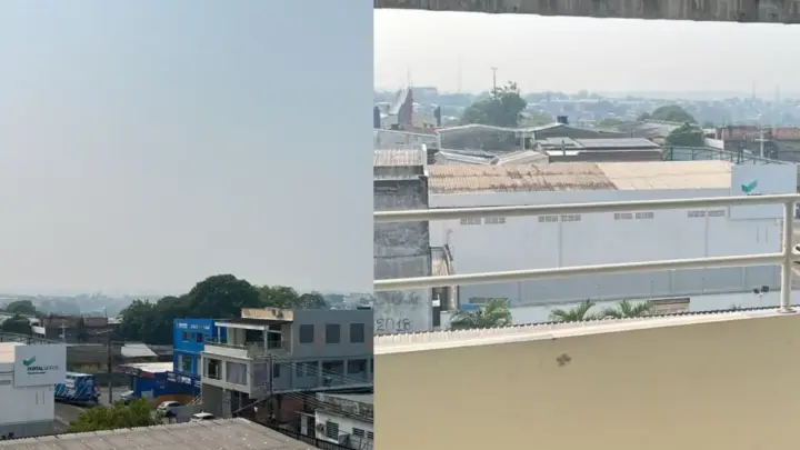 Com ar “péssimo”, Manaus fica coberta por fumaça pelo 5º dia seguido