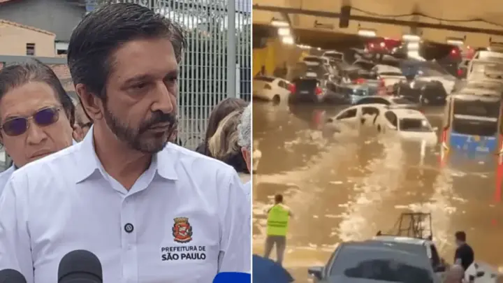 “Talvez ampliar o volume das bombas”: Nunes fala sobre alagamentos em SP