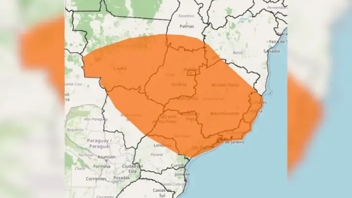 Brasil tem alerta de chuva e ventos de 100 km/h nesta quinta-feira (15)