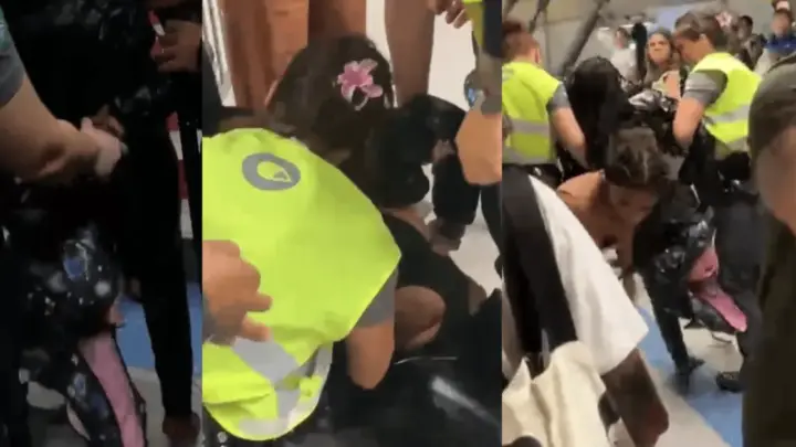 Vídeo mostra mulher sendo algemada por seguranças do metrô de SP