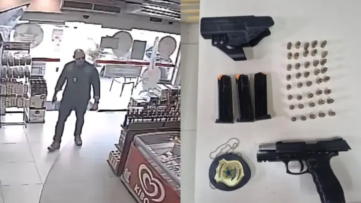 Homem é preso por fingir ser delegado para abastecer carro sem pagar no RJ