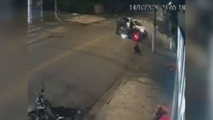 Vídeo: PM atropela e atira em suspeito durante roubo de moto em SP