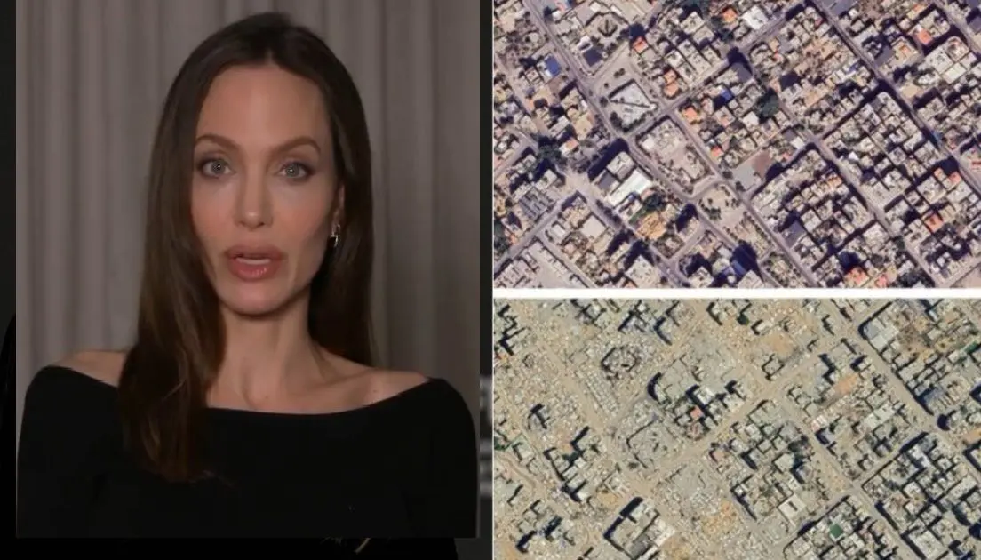 Angelina Jolie pede ajuda para Gaza e alerta sobre destruição