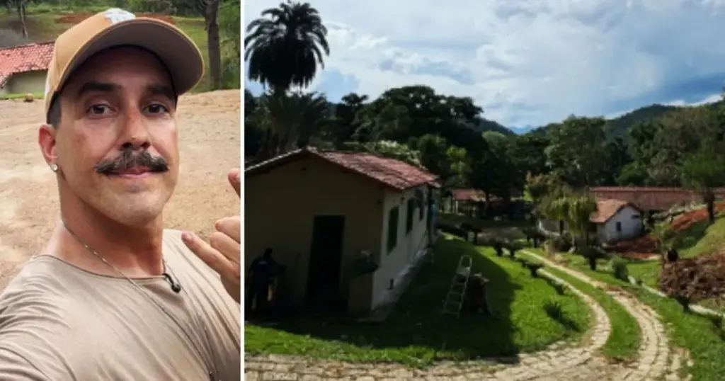 Aos 47 anos, André Marques troca rotina agitada na cidade por vida em fazenda que herdou do pai