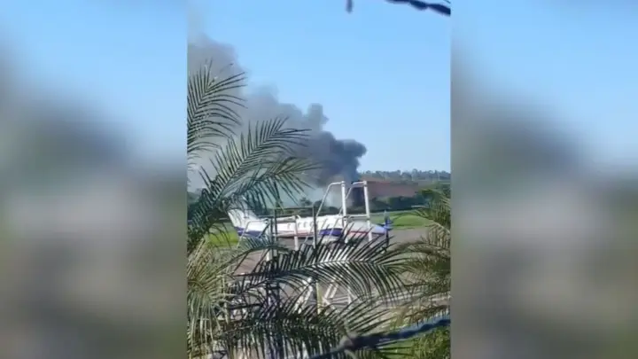 Avião cai perto do Aeroporto de Ipatinga, em Minas Gerais