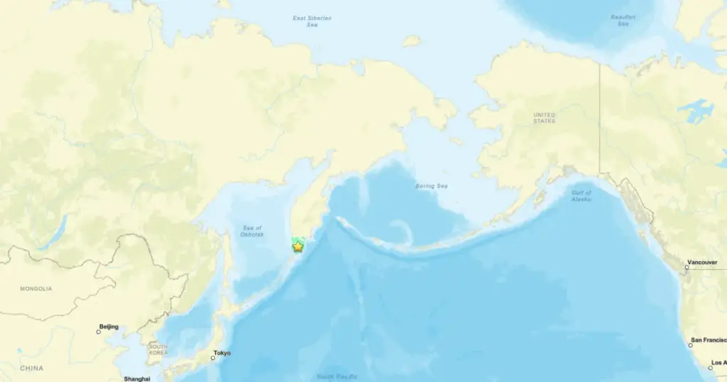 Terremoto de magnitude 6,9 atinge península de Kamchatka, na Rússia