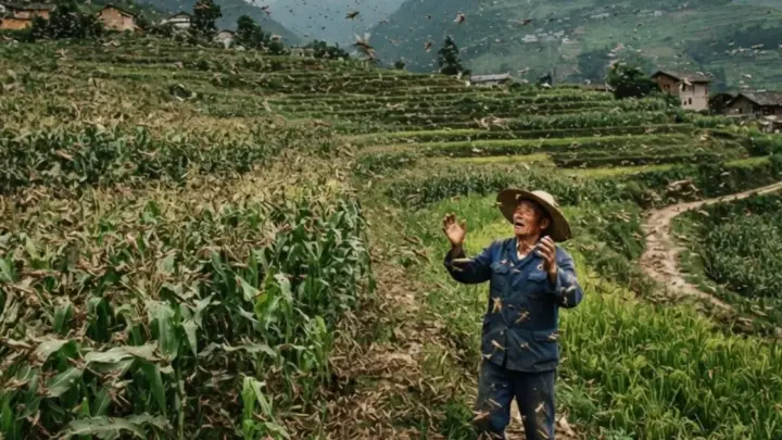 A China declarou guerra aos pardais batendo panelas — e acabou abrindo caminho para uma praga devastadora de gafanhotos