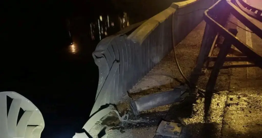 Ataque russo atinge ponte sobre o rio Dnipro em Kiev