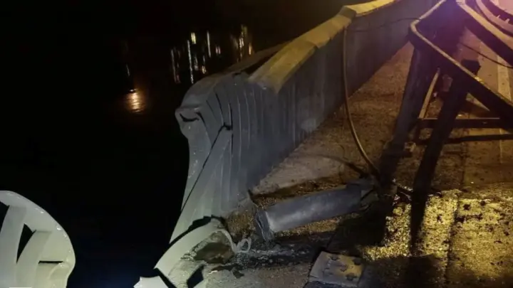Ataque russo atinge ponte sobre o rio Dnipro em Kiev
