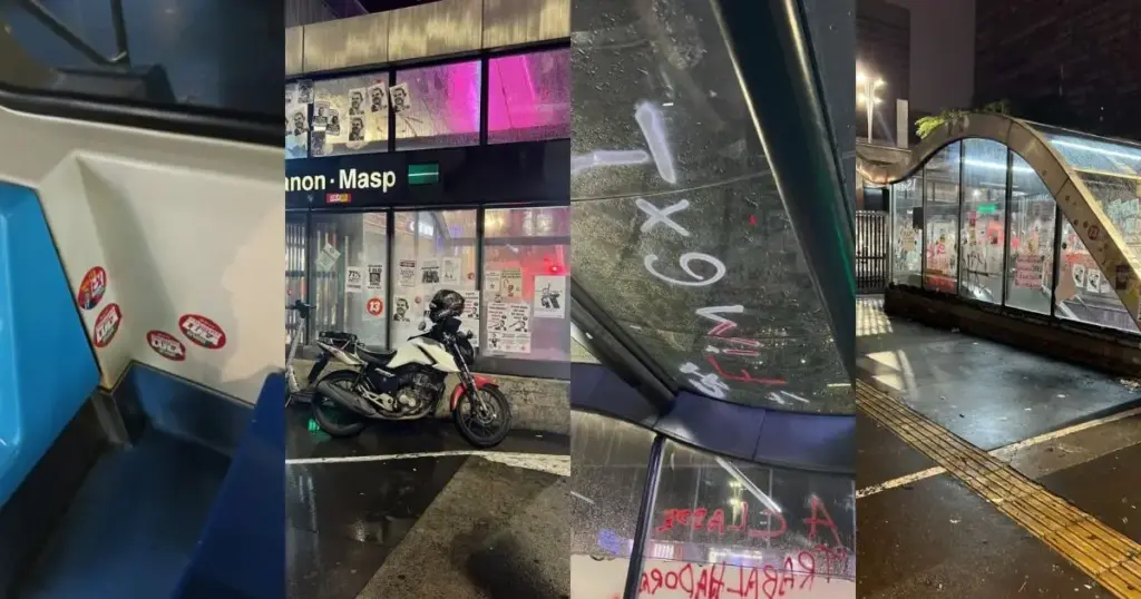 Metrô de SP divulga novos danos em estações após manifestação