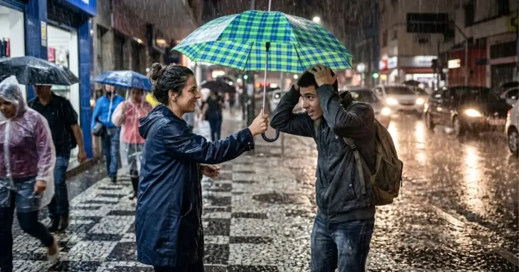 Emprestar o guarda-chuva no meio do temporal: o que a psicologia diz sobre quem para tudo para ajudar um desconhecido