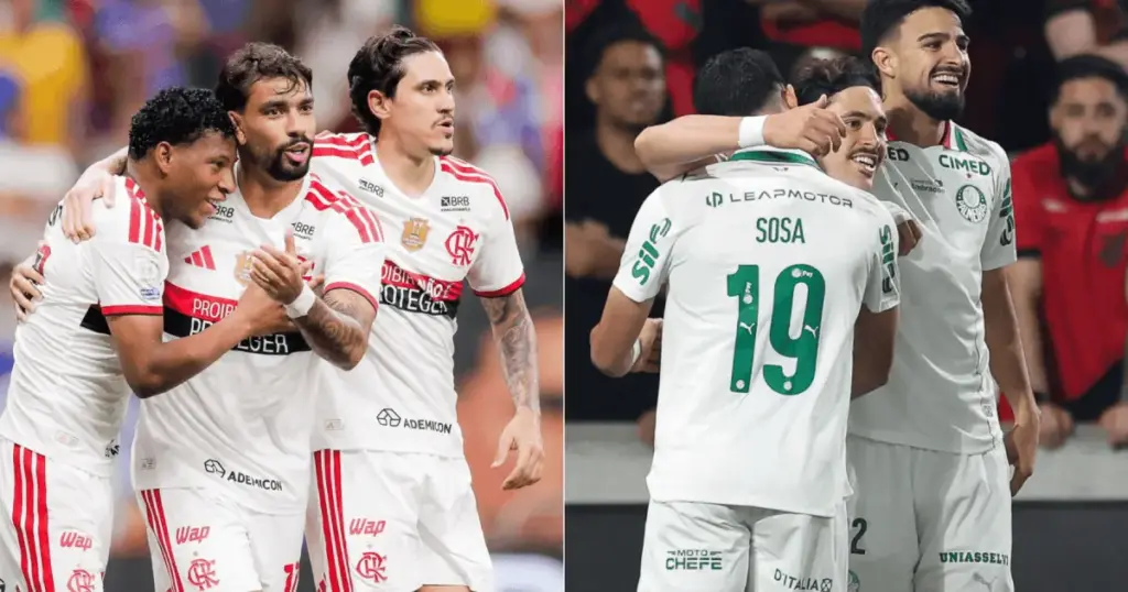 Veja a agenda de jogos de Flamengo e Palmeiras até o fim do Brasileirão