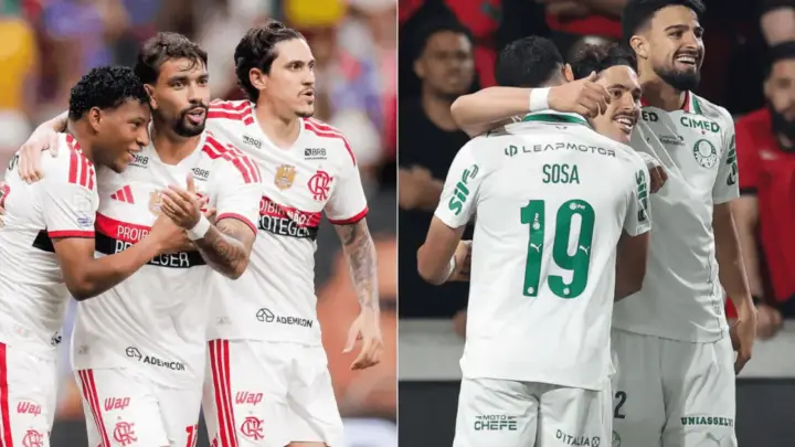 Veja a agenda de jogos de Flamengo e Palmeiras até o fim do Brasileirão