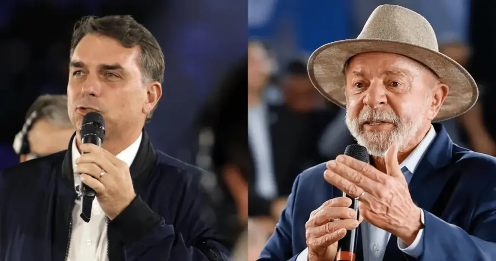 Flávio e Lula têm menor diferença em 1º turno desde redemocratização