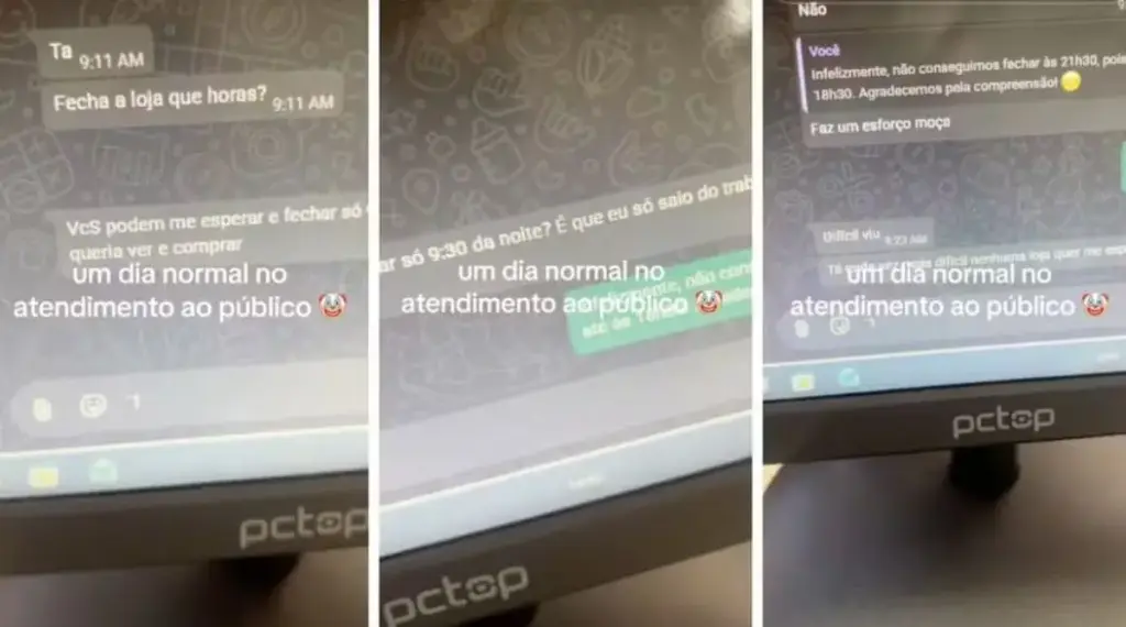 Pedido de cliente para loja esperar três horas após o expediente surpreende vendedora e mobiliza a internet
