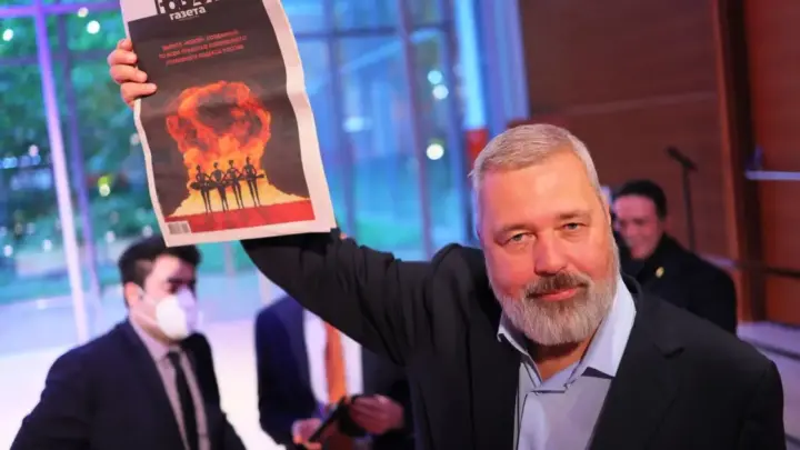 Jornal russo cofundado por Nobel da Paz fecha e denuncia censura de Putin