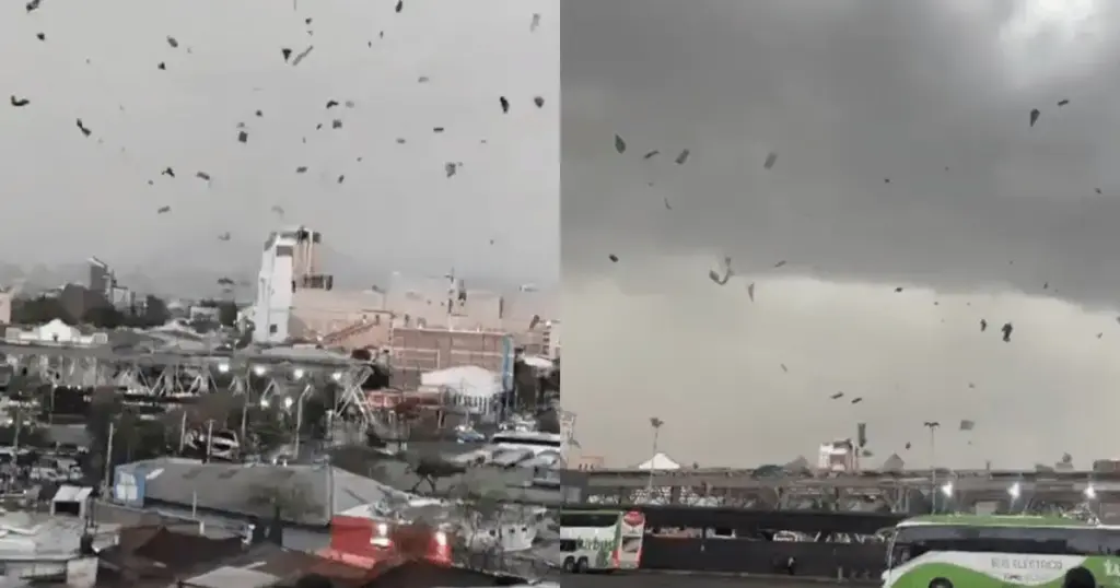 O que é o ‘gustnado’, fenômeno meteorológico que aterrorizou rodoviária em Santiago no Chile