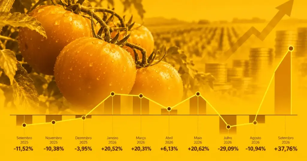 Tomate desafia padrão histórico de preços e surpreende na inflação de 2026