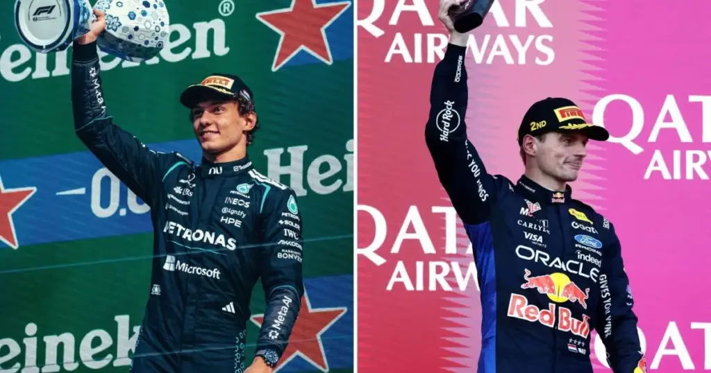 O título iminente de Kimi Antonelli na Fórmula 1 e a resposta de Verstappen