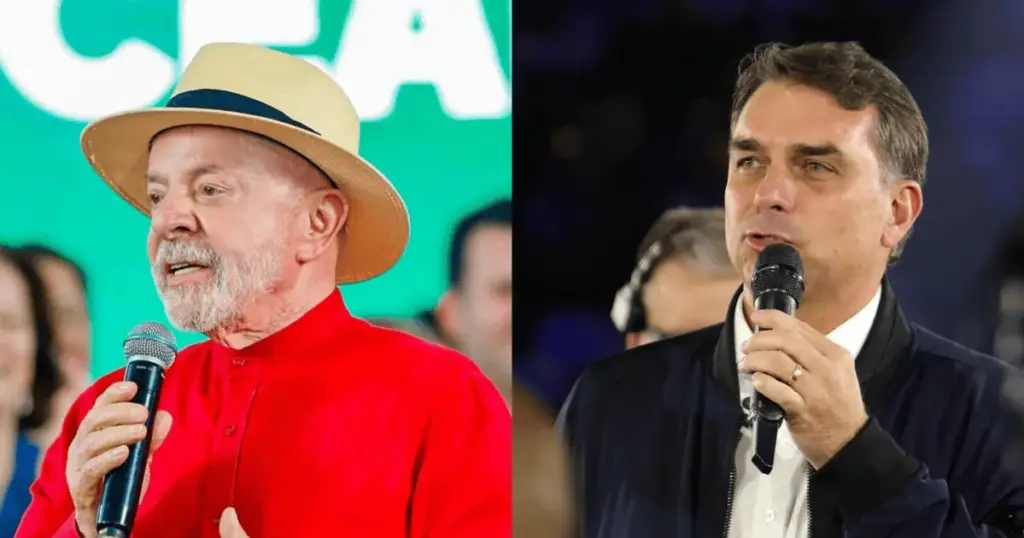 Lula e Flávio chegam à eleição com discurso de vitória em 1° turno
