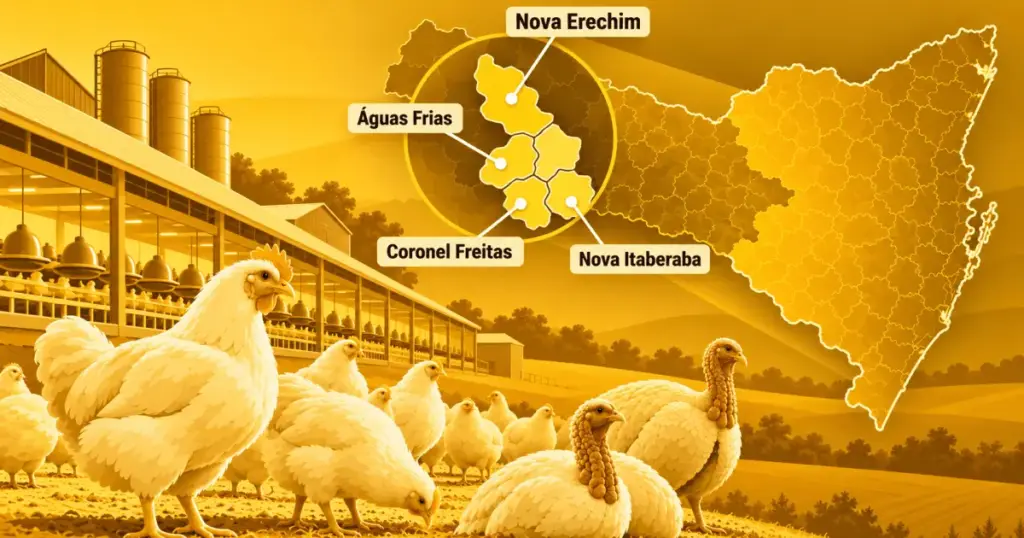 Arábia Saudita amplia suspensão de compra de aves para todo estado de SC