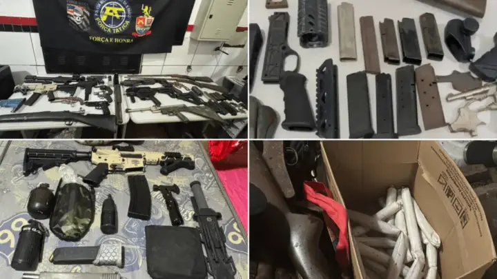 Homem é preso com arsenal de guerra durante operação no litoral paulista