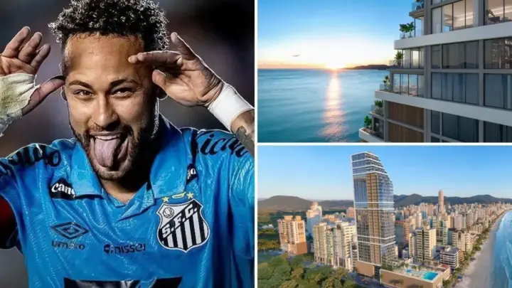 Neymar no litoral catarinense: o prédio de 32 mil m² com apartamentos de até R$ 54 milhões que terá robô autônomo nos elevadores