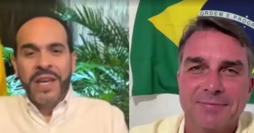 Flávio Bolsonaro sugere incluir Brasil no Escudo das Américas de Trump