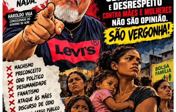 Bolsonarista fanático e covarde, comissionado do Governo do Acre chama beneficiários do bolsa família de “vagabundos” desocupados