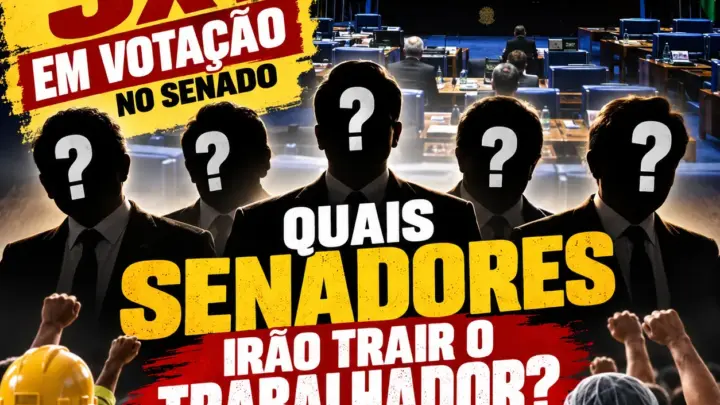 Fim da escala 6×1 e a hora da verdade: governo busca 49 votos no Senado, enquanto bolsonaristas manobram contra trabalhadores brasileiros