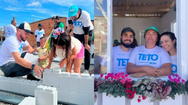 De barraco de lona a ‘Lego gigante’: a história da mãe de 9 filhos que ganhou a primeira casa de plástico reciclado do Brasil