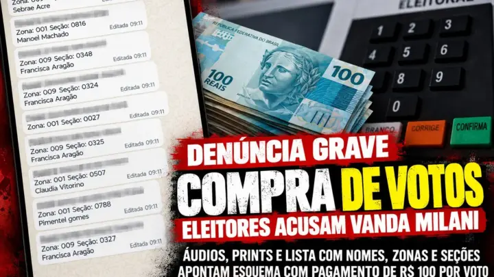 Exclusivo: eleitores denunciam suposta compra de votos e apontam grupo ligado à campanha de Vanda Milani
