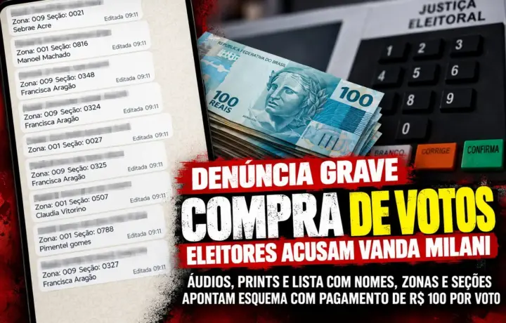 Exclusivo: eleitores denunciam suposta compra de votos e apontam grupo ligado à campanha de Vanda Milani