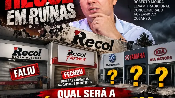IMPÉRIO RECOL CONTINUA DESMORONANDO NO ACRE: após distribuidora e farmácias, guerra entre herdeiros lança incertezas sobre concessionárias de veículos