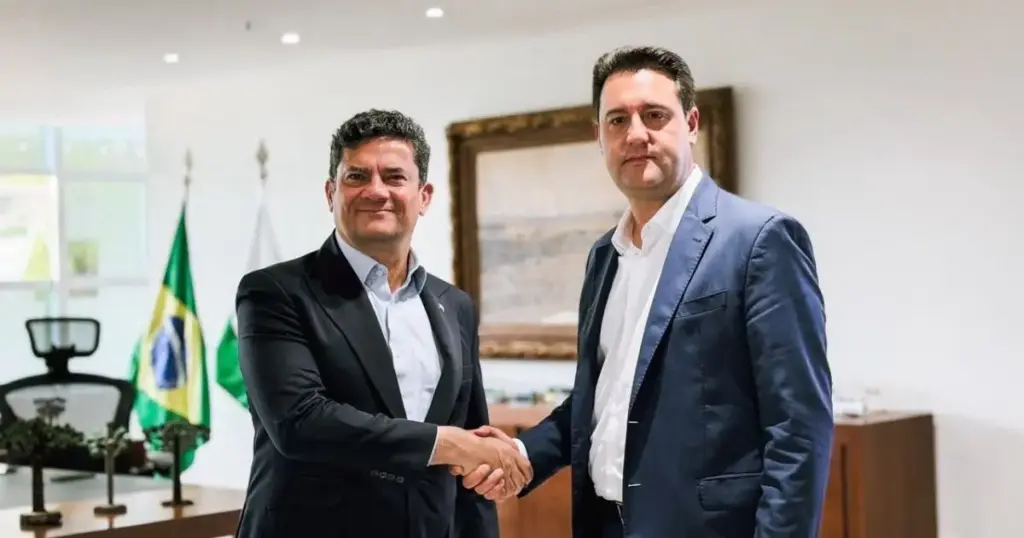 Sergio Moro e Ratinho Jr. dão início à transição de governo no Paraná