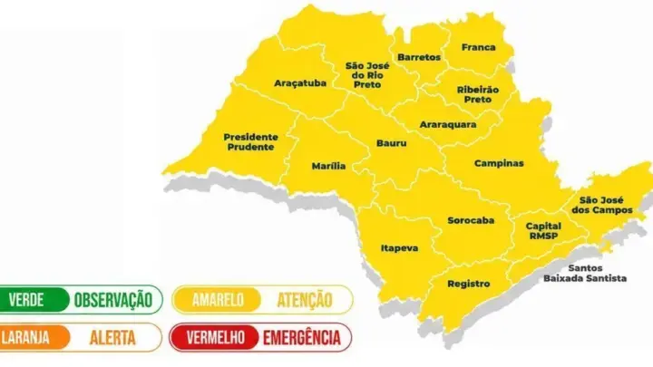 Três dias de chuva: SP entra em atenção para tempestades