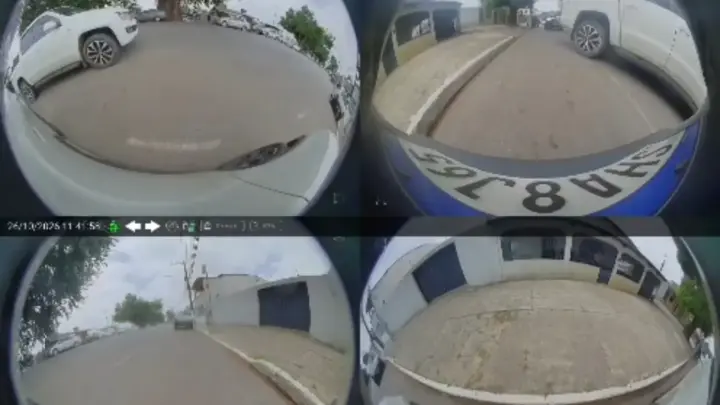 Imagens registram ameaças feitas por falsos policiais durante sequestro de motorista de aplicativo em Rio Branco