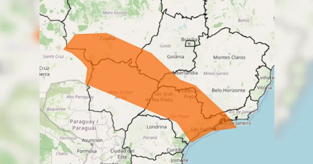 São Paulo tem alerta de chuva forte hoje com ventos de até 100 km/h